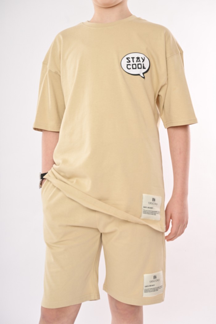 ترنج ولادي اوفر سايز بيج من Biscoti بسكوتي – فساتين بناتي أنيقة وفخمة