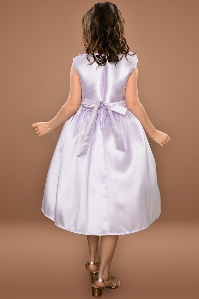 فستان بناتي سهرة موف مورد KM/220-V من Biscoti بسكوتي – فساتين بناتي أنيقة وفخمة