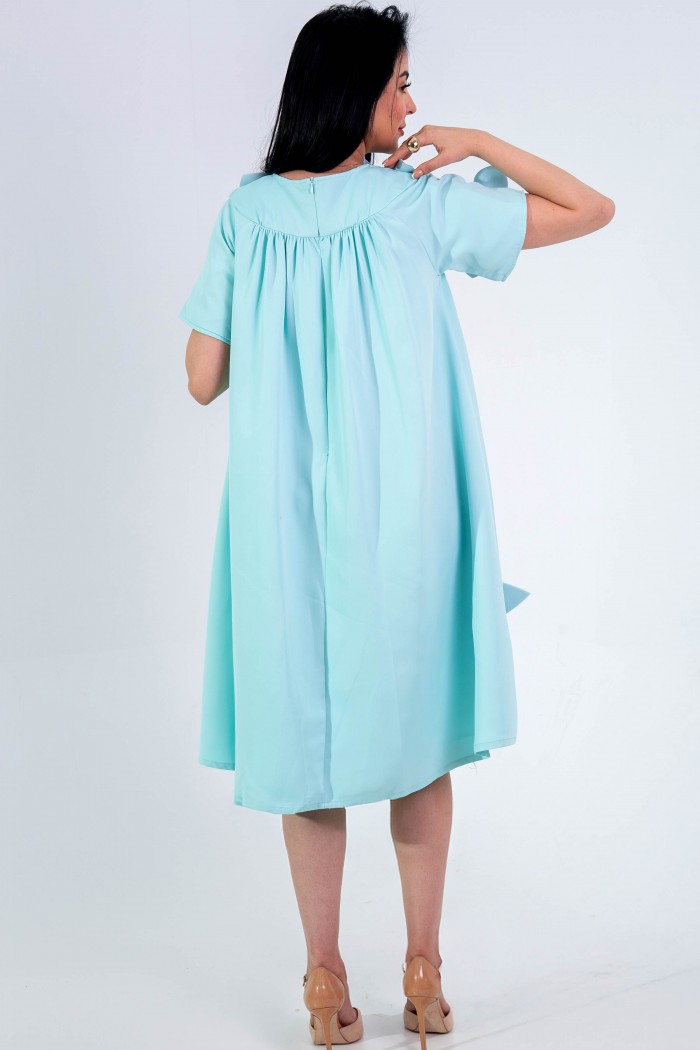 فستان تيفاني مع ورود بارزه AN24151 من Biscoti بسكوتي – فساتين بناتي أنيقة وفخمة