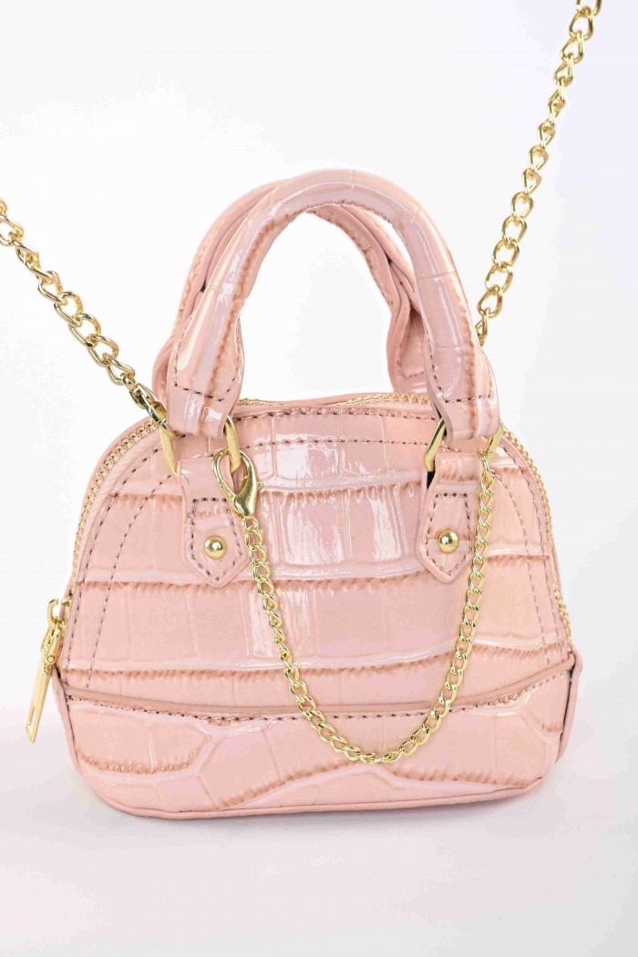 شنطة فتيات بلون لحمي بتصميم عصري BXY5001 من Biscoti بسكوتي – فساتين بناتي أنيقة وفخمة