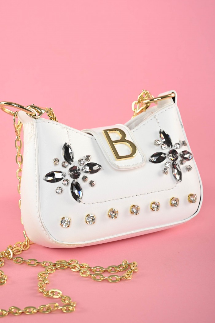 شنطة بسكوتي الانيقة مرصعة بالجواهر  BG-24113 من Biscoti بسكوتي – فساتين بناتي أنيقة وفخمة