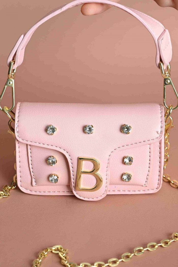 شنطة بسكوتي أنيقة  لحمي   BG-2A-P من Biscoti بسكوتي – فساتين بناتي أنيقة وفخمة