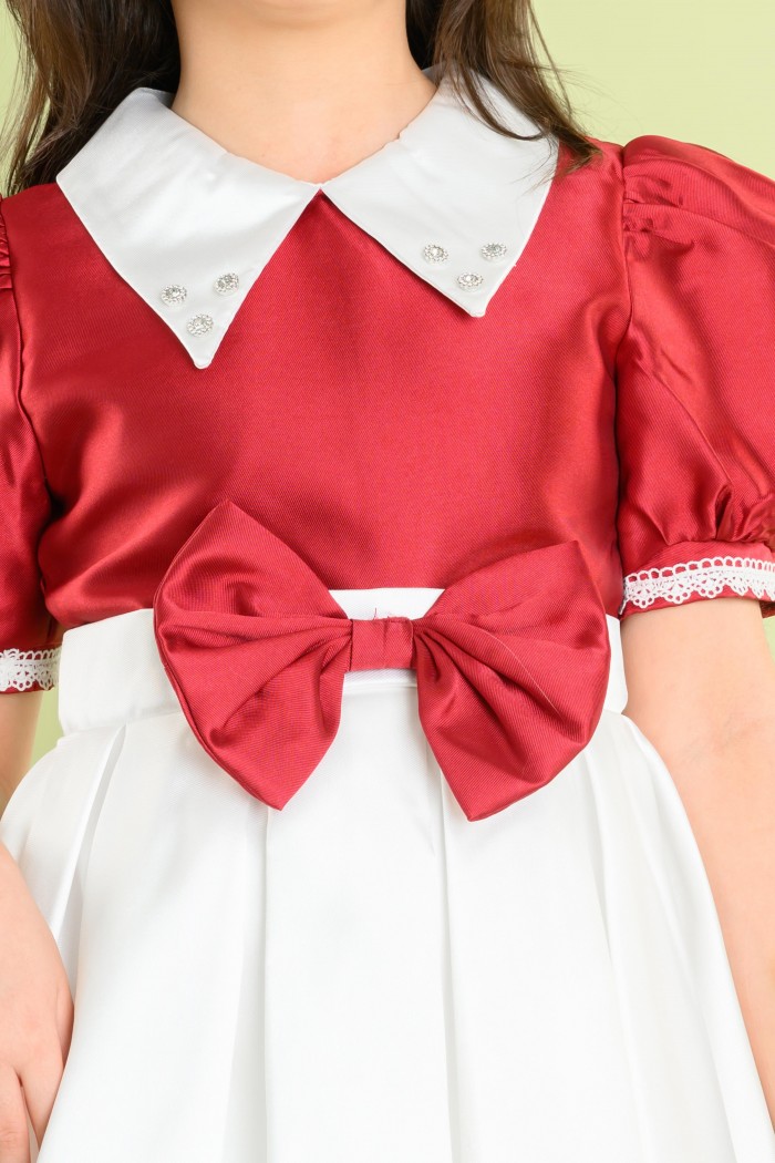 AN25014-R فستان بناتي من Biscoti بسكوتي – فساتين بناتي أنيقة وفخمة