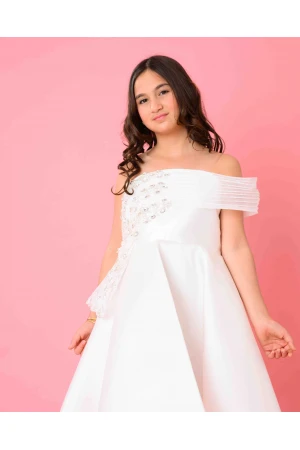 فستان سهرة الاميرة البيضاء RA2528-W 