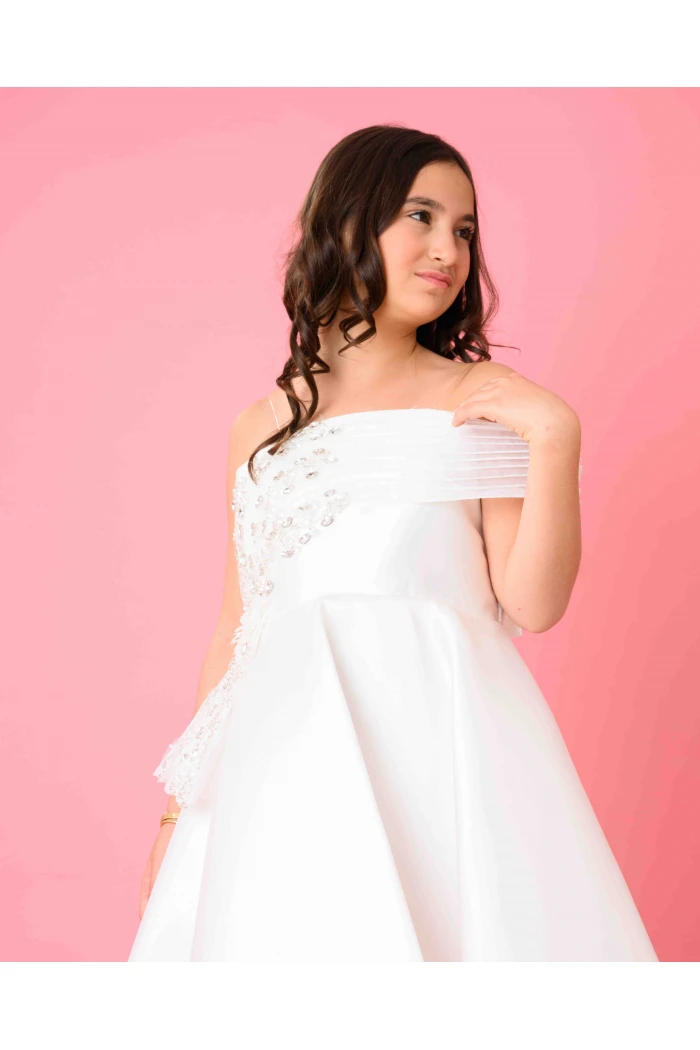 فستان سهرة الاميرة البيضاء RA2528-W 